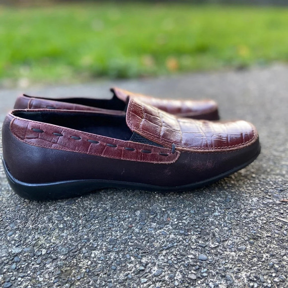 1803 Made in Portugal Leather Nome Loafers Sz 39/ usa sz 8 - Picture 4 of 9